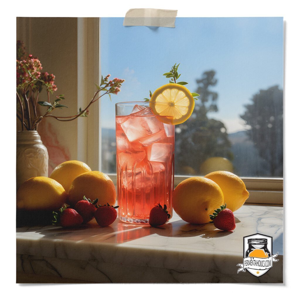 Lemonberry Mint Kombucha