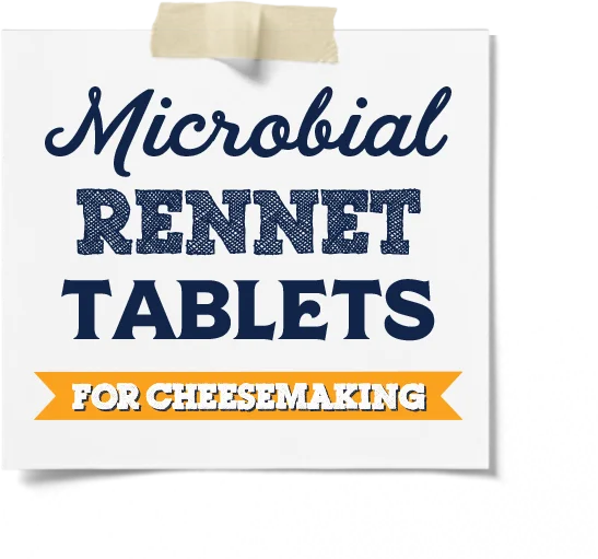 Microbial Rennet Tablets For Cheesemaking