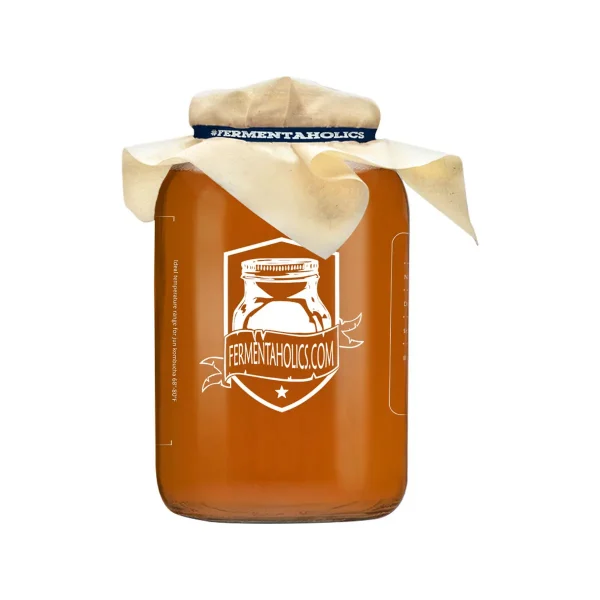 Printed Gallon Kombucha Glass Jar for Primary Fermentation Brewing