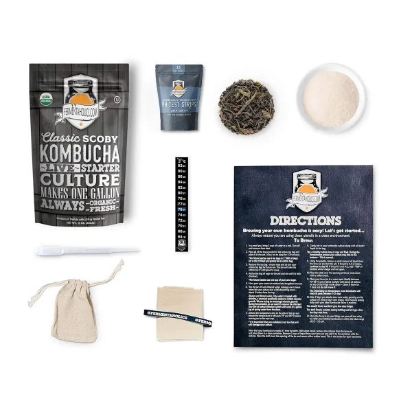 Kombucha Starter Pack Ingredient Kit