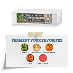 Wide mouth Jar Lacto-Fermentation Pickling Kit