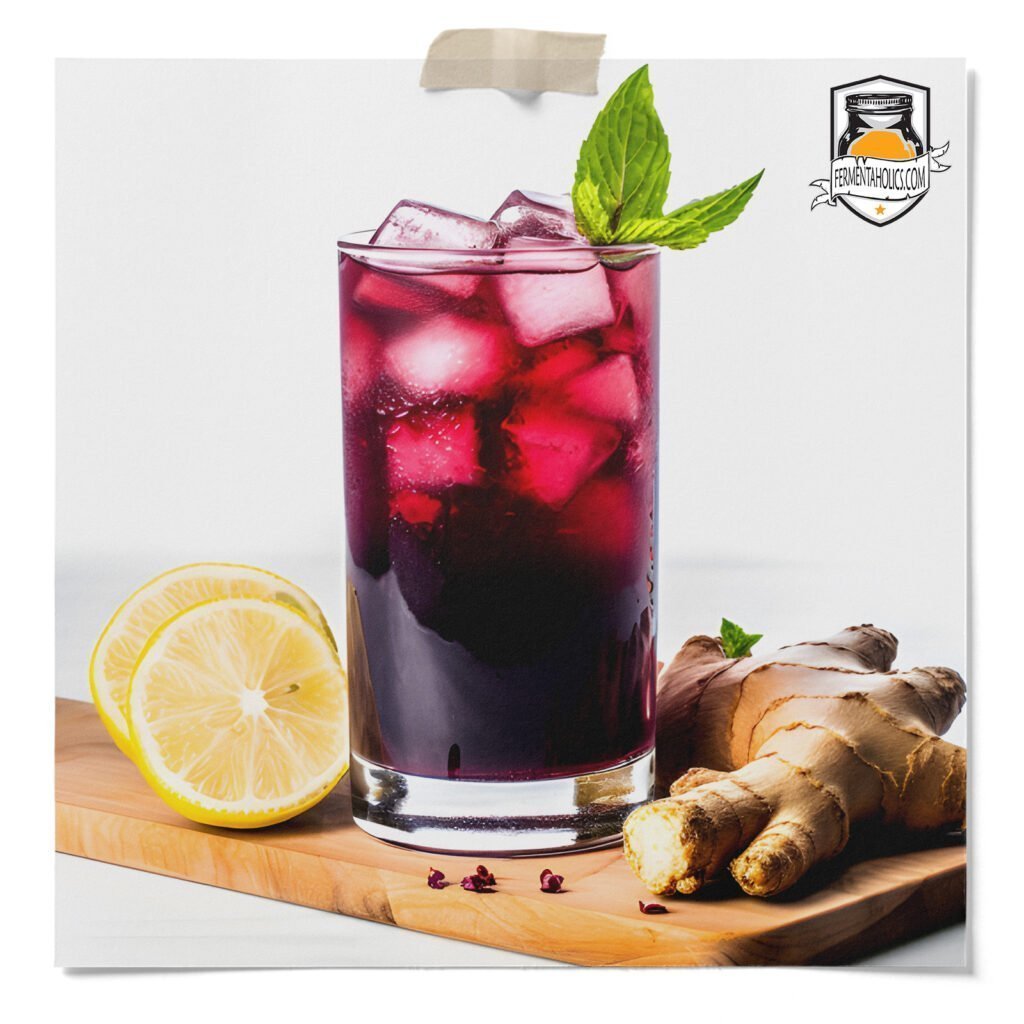 Blueberry Ginger Kombucha