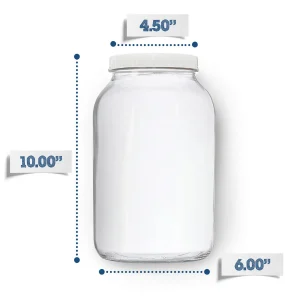 Glass Gallon Jar With Airtight Fermentation Lid