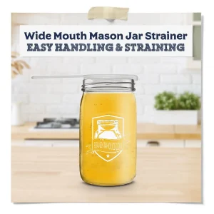 Mason Jar Fine Mesh Strainer