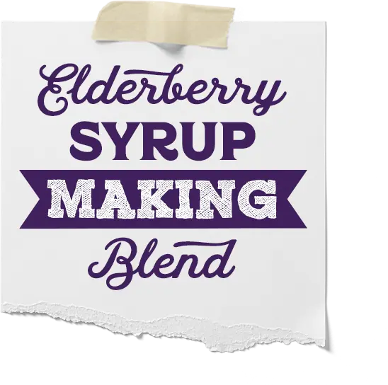 Elderberry Syrup Making Blend