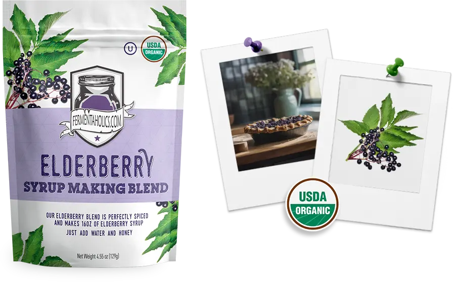 Organic Elderberry Syrup