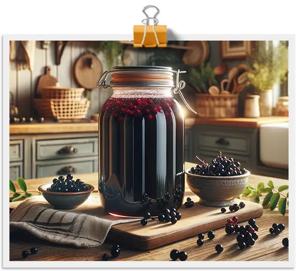 Homemade Elderberry Syrup