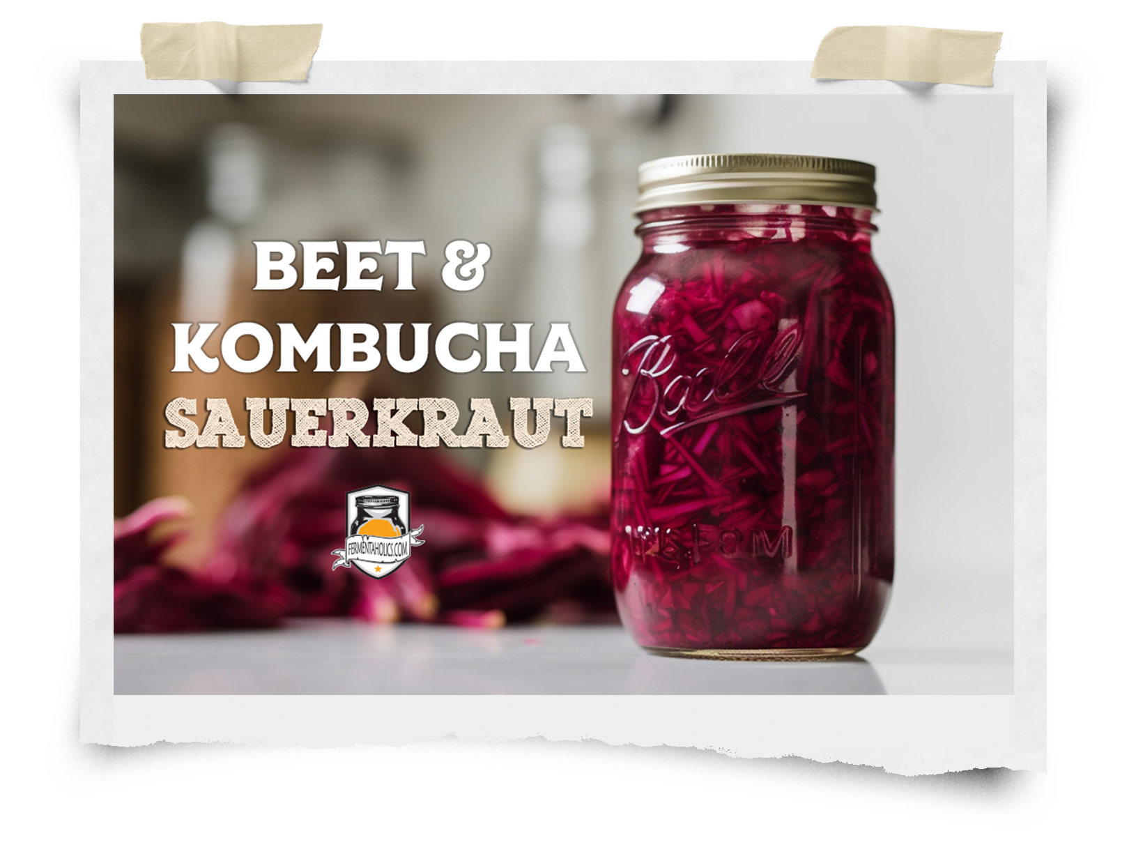 Beet And Kombucha Sauerkraut Recipe
