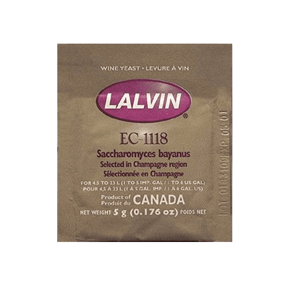 EC-1118 Lalvin Active Freeze-Dried Wine Yeast