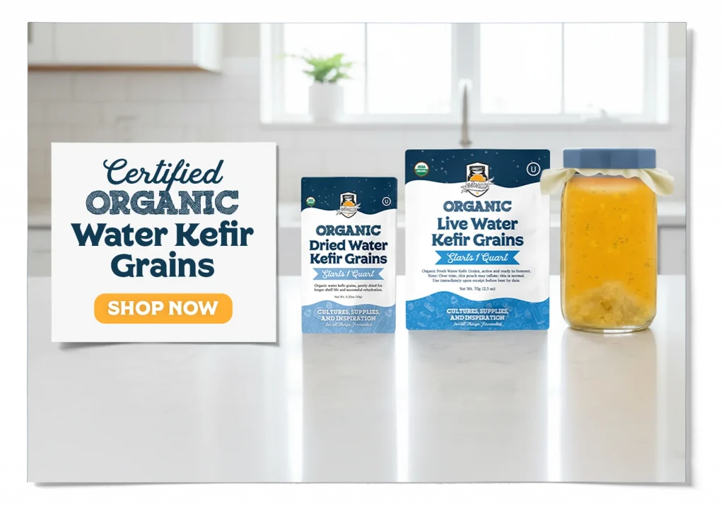 Certified Organic Water Kefir Grains