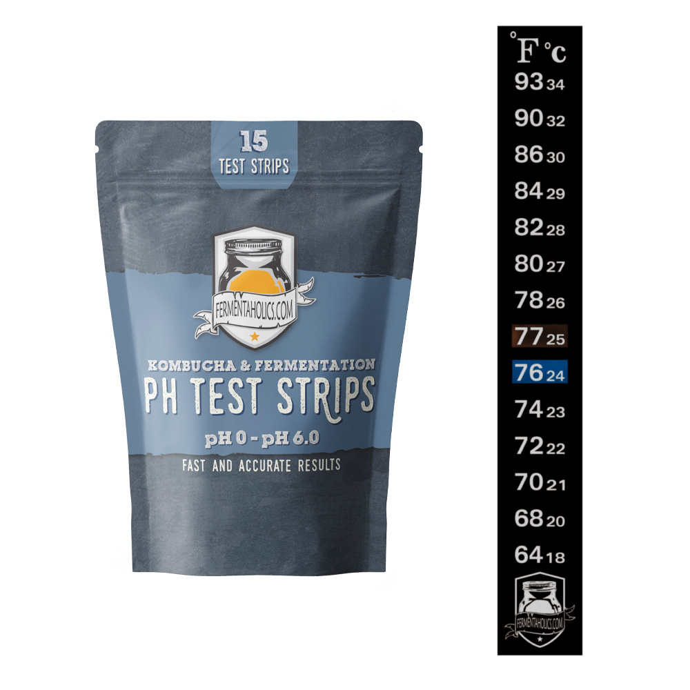 Temperature and PH Strips Combo