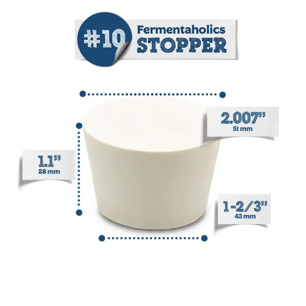 #10 Solid Rubber Stopper