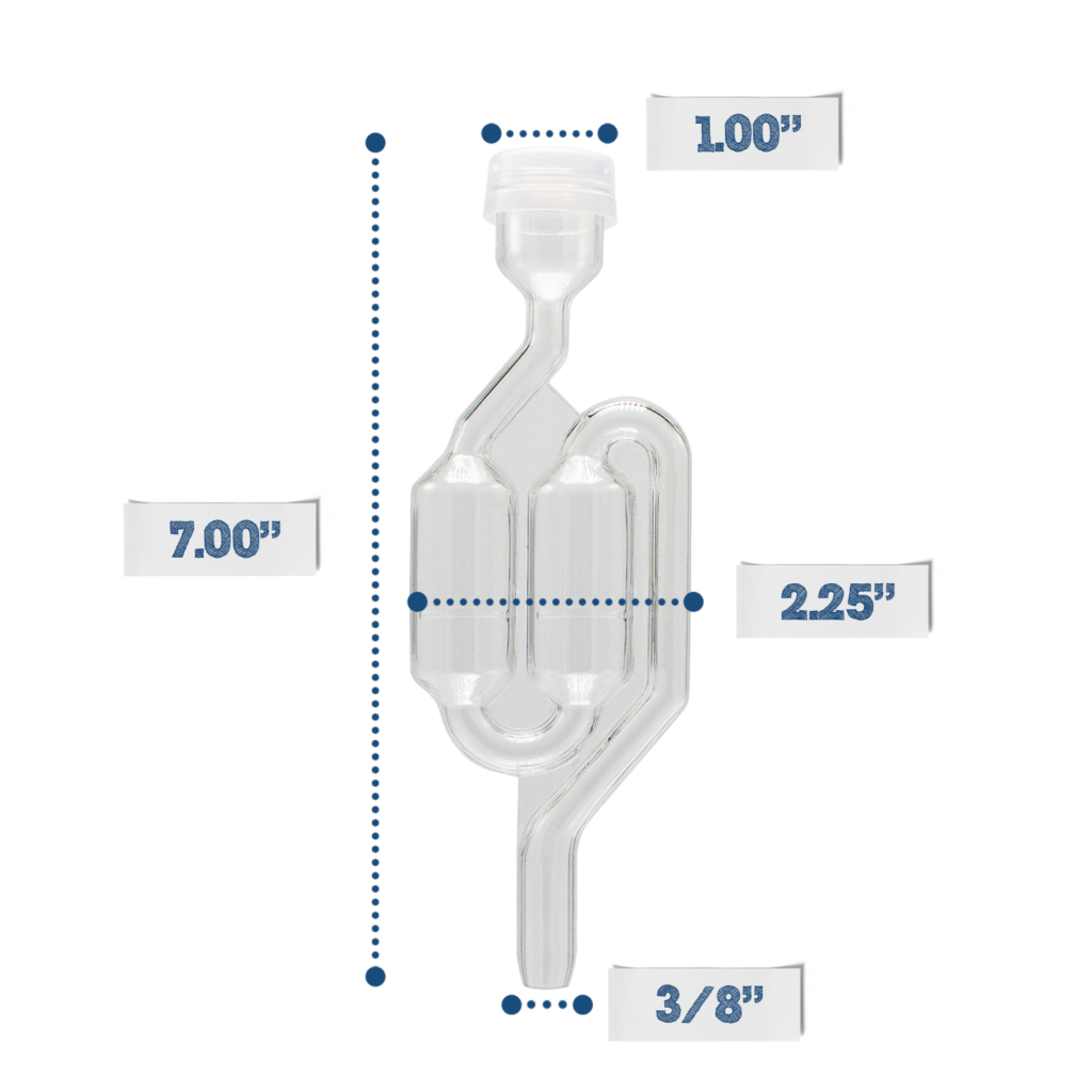 S-Airlock for Gallon Lid