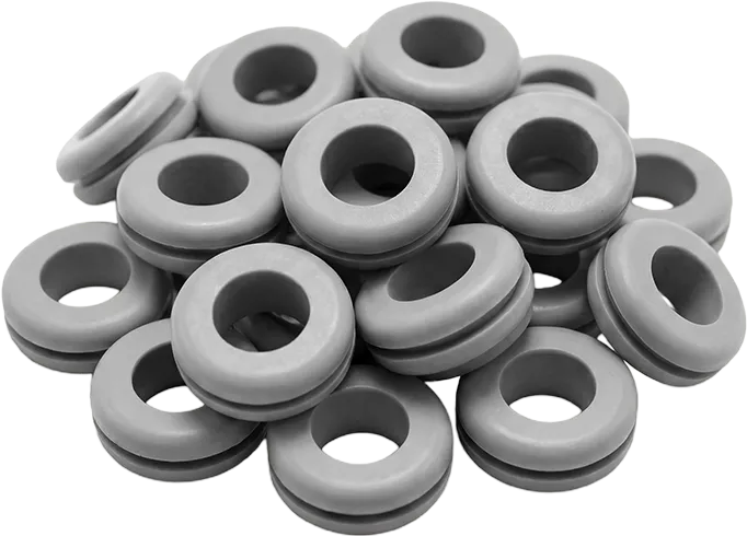 Gray 20 Pack Rubber Grommet