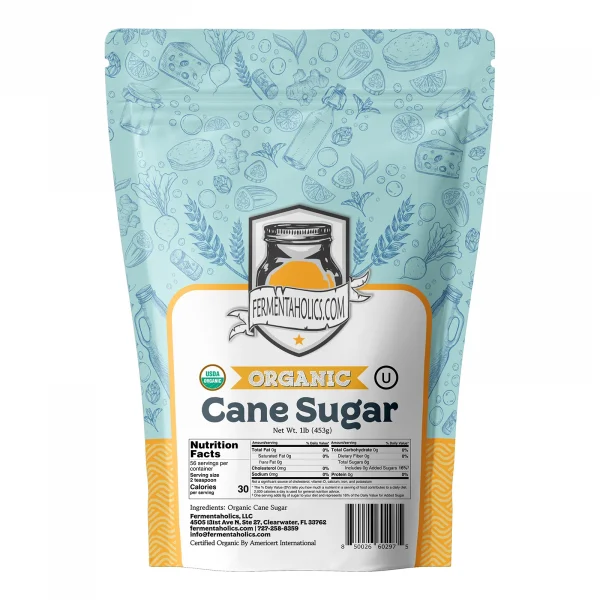 Organic Cane Sugar 1lb