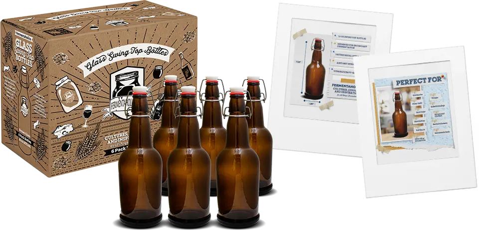 Brown Swing Top Bottles