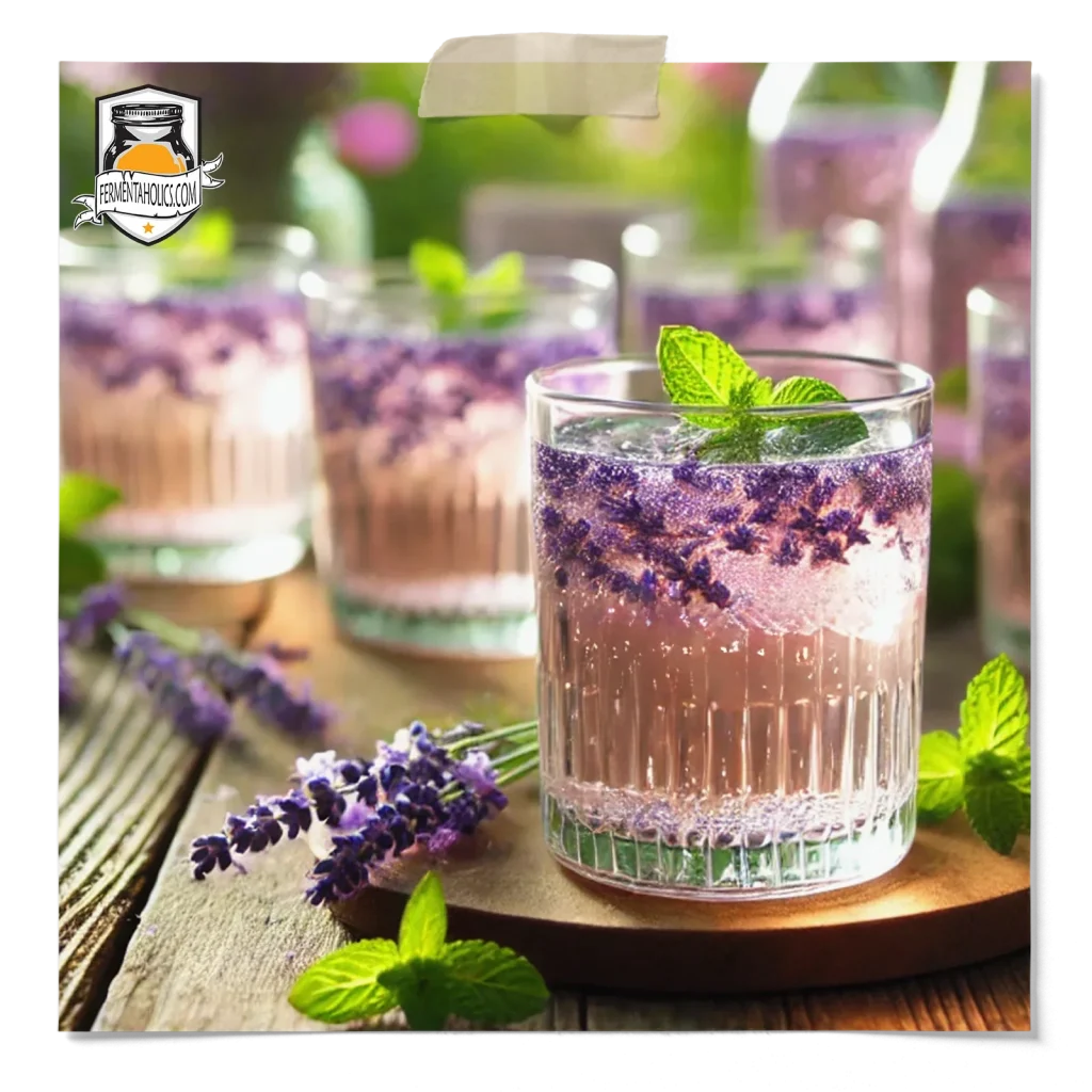Secondary Fermentation Floral And Herbal Kombucha Flavors