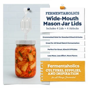 Fermentation Lids With S-Airlocks
