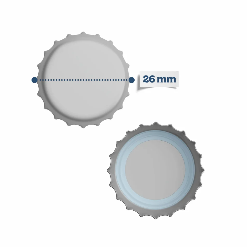 Bottle Cap Silver