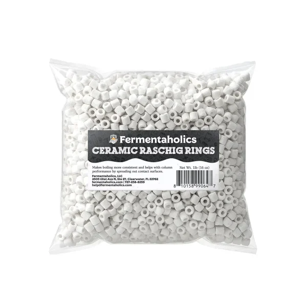 Ceramic Raschig Rings 1 lb