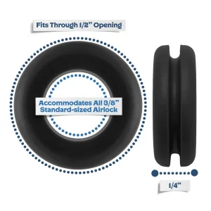 Black 1 2 Rubber Grommet