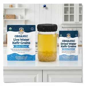 Green Water Kefir Fermentation Cloth Cover