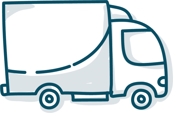 Delivery truck clip art.