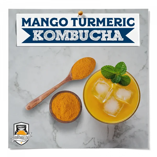Mango Turmeric Kombucha